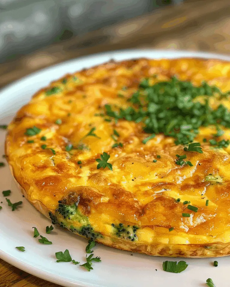 Broccoli Cheddar Keto Quiche