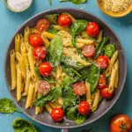 Easy Tomato and Spinach Pasta