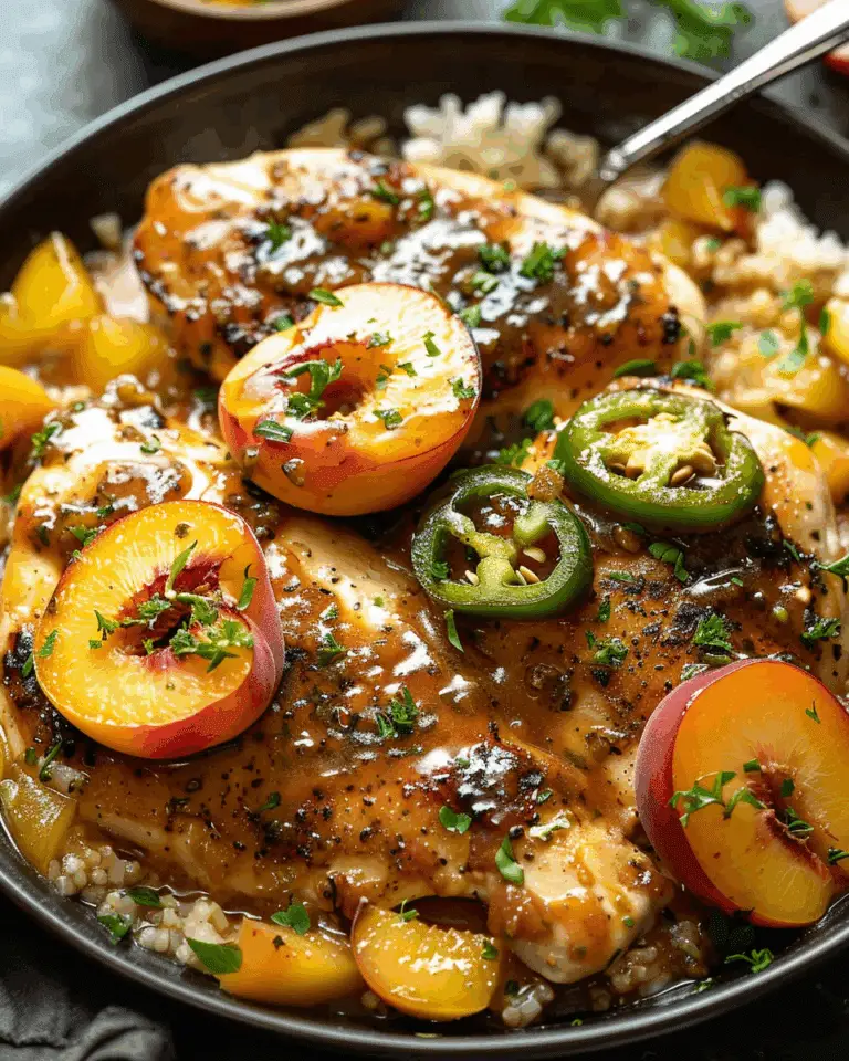 Jalapeno Peach Chicken