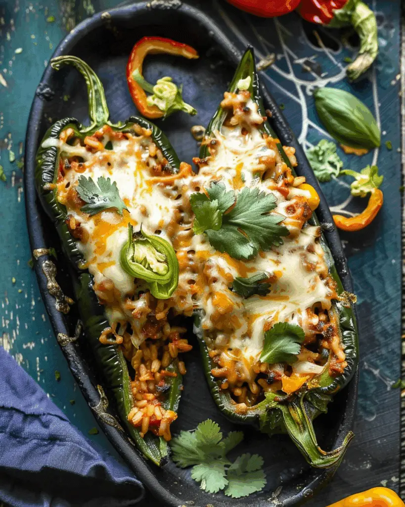 Stuffed Poblano Peppers