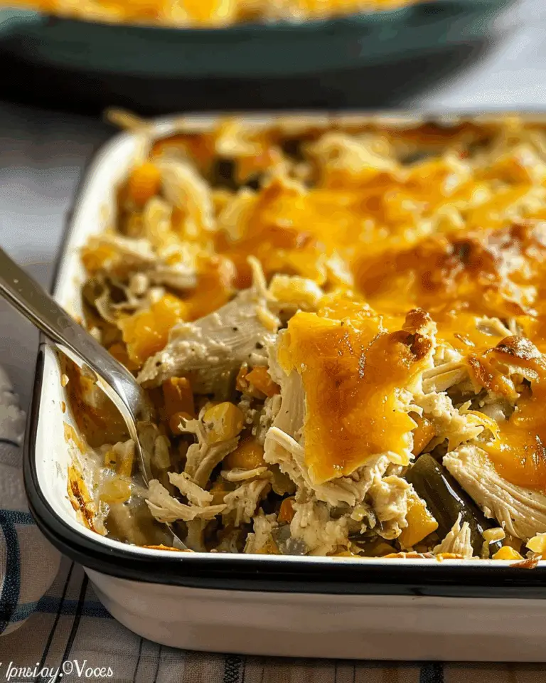 Chicken Poblano Casserole