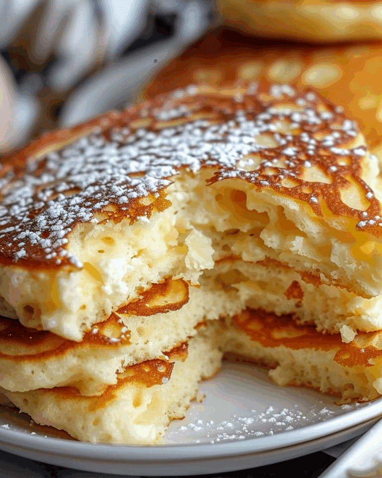 Flourless Cottage Cheese Pancakes