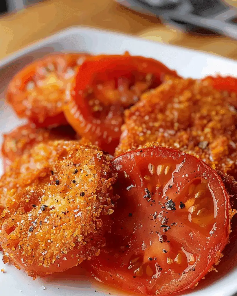 Fried Red Tomatoes