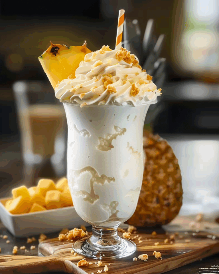 Pina Colada Milkshakes
