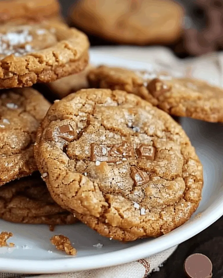 Espresso Brown Butter Toffee Cookies