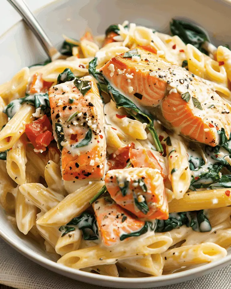 Creamy Tuscan Salmon Pasta