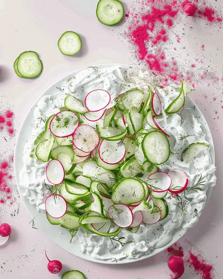 Cucumber Radish Salad