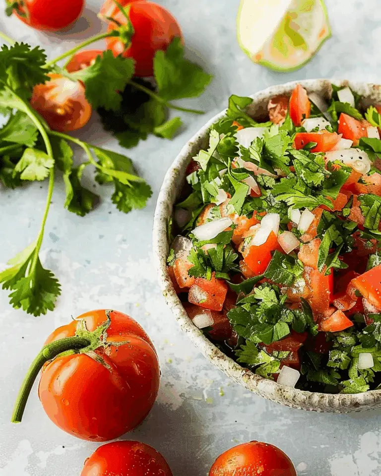 Homemade Pico de Gallo