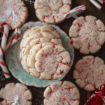 Peppermint Shortbread Cookies