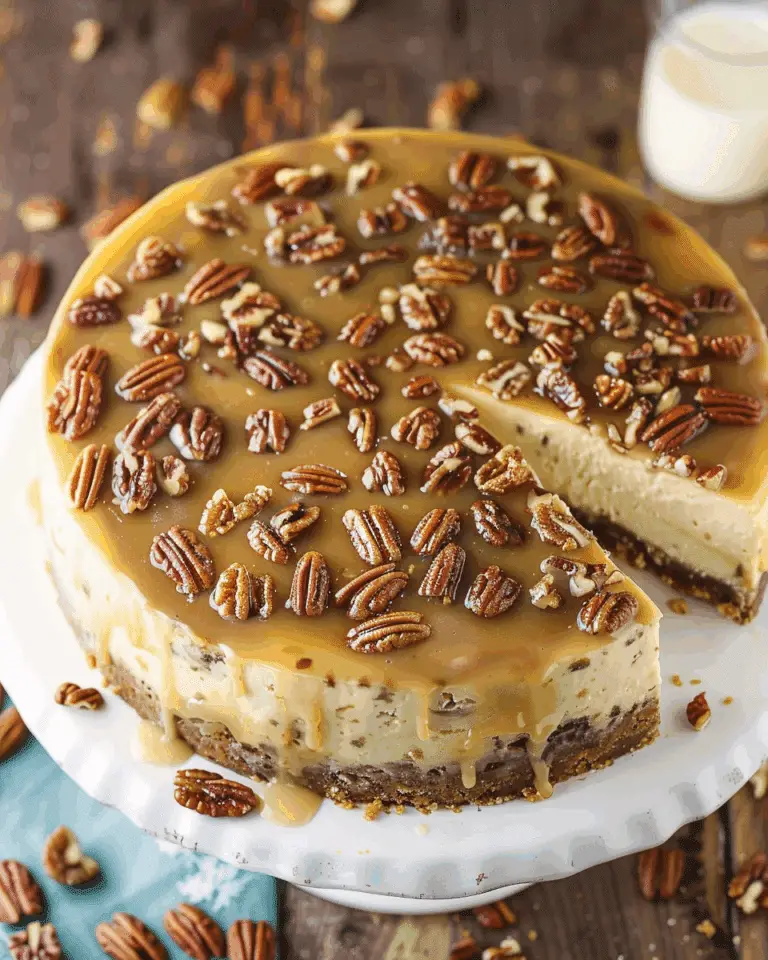 Pecan Praline Cheesecake