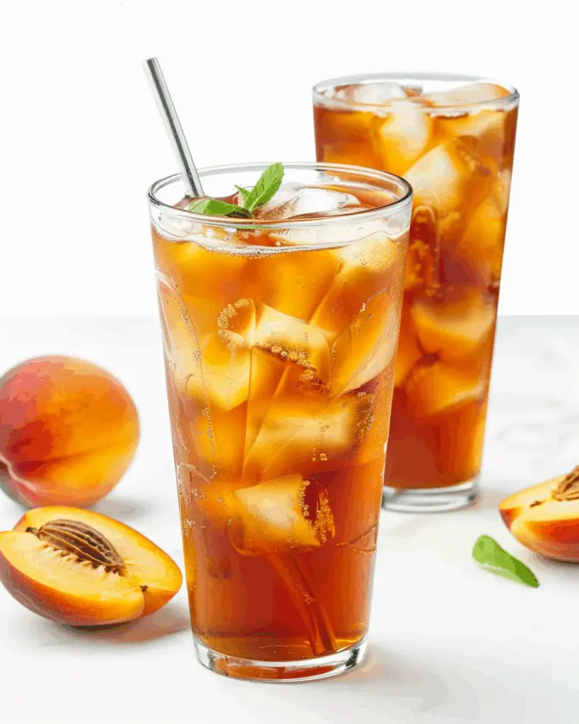 Sweet Peach Iced Tea