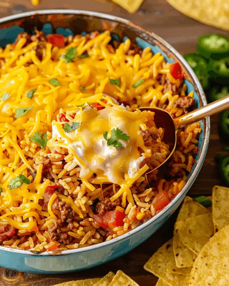 Cheesy Taco Rice