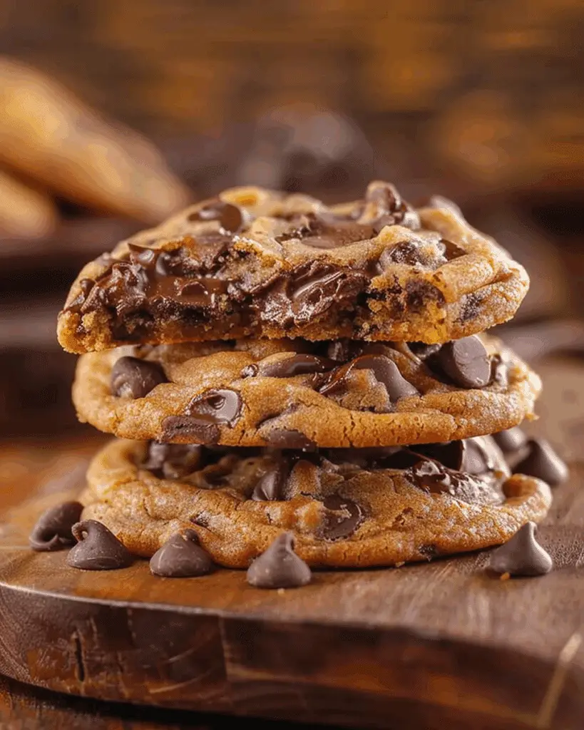 Gooey Chocolate Chip Cookies