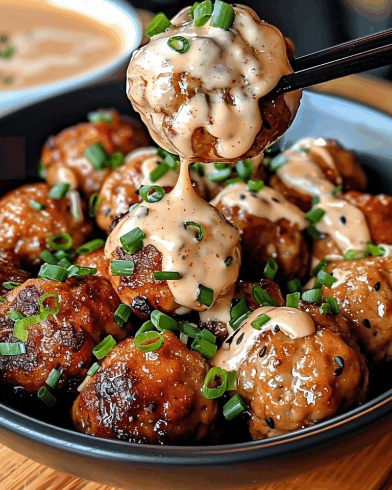 Korean BBQ Meatballs with Spicy Mayo Dip