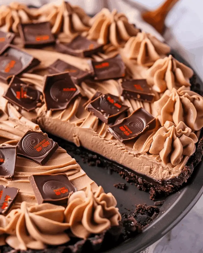 No Bake Reese’s Peanut Butter Cup Pie