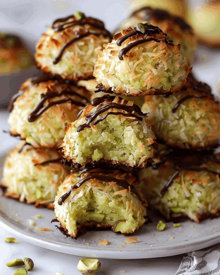 Pistachio Coconut Macaroons
