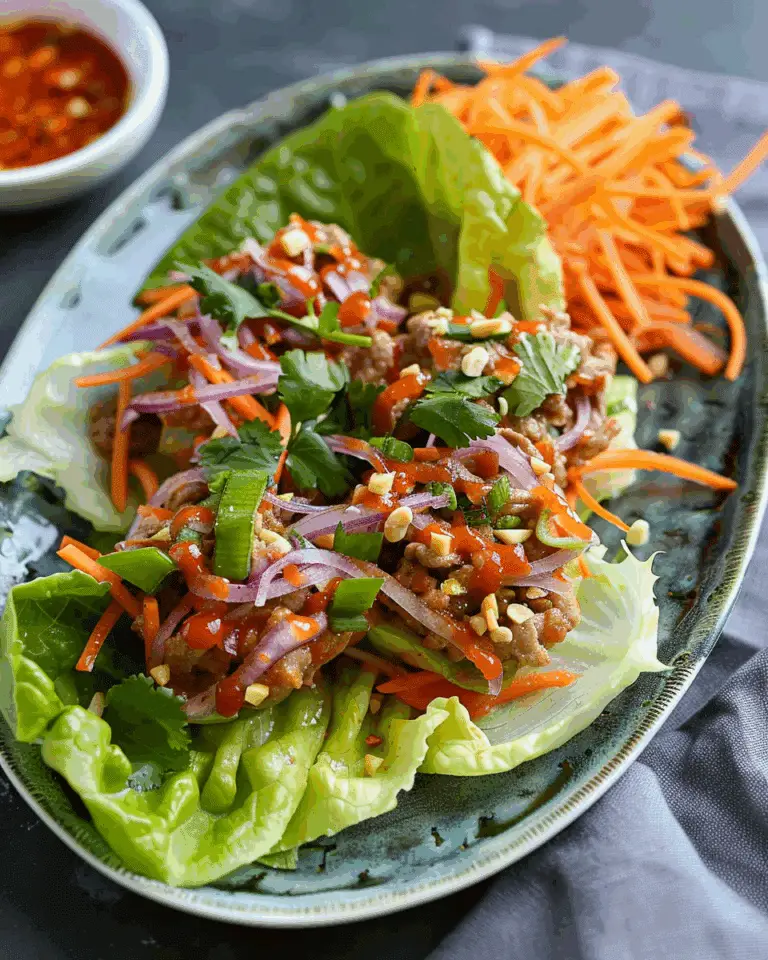 Thai Lettuce Wraps