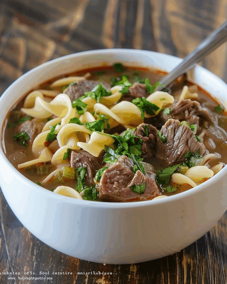 Beef and Noodle Soup