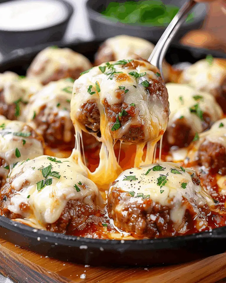 Cheese Stuffed Meatballs