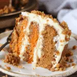 Cheesecake Stuffed Carrot Cake