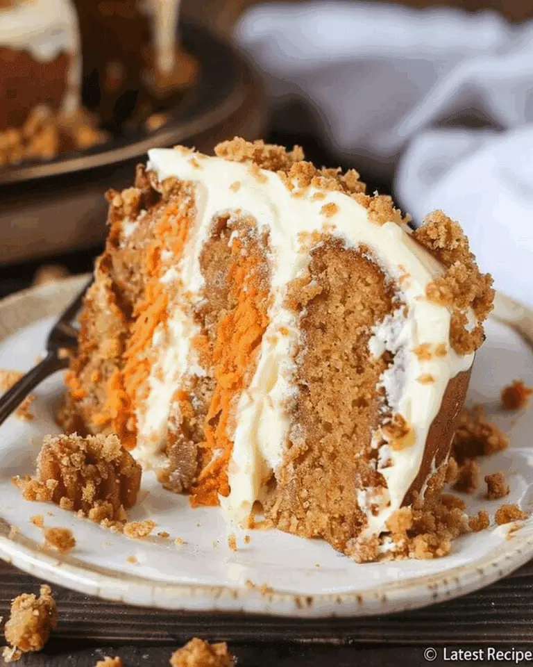 Cheesecake Stuffed Carrot Cake