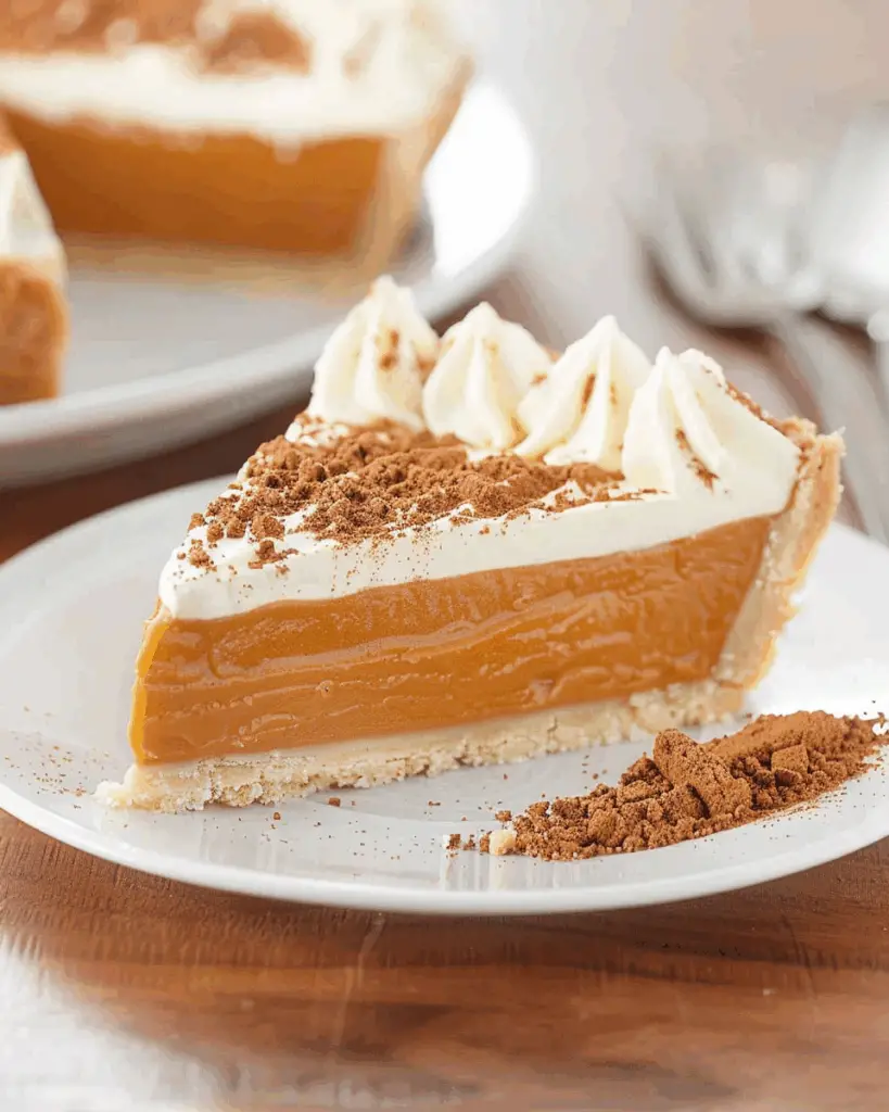 No Bake Pumpkin Pie