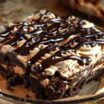 Peanut Butter Brownie Pie