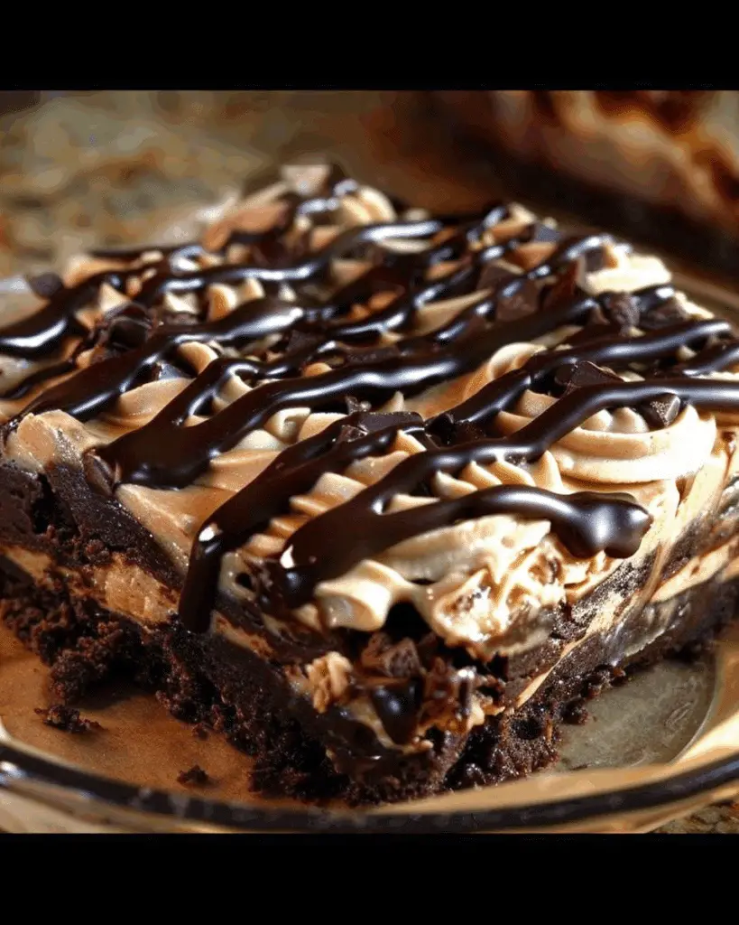 Peanut Butter Brownie Pie
