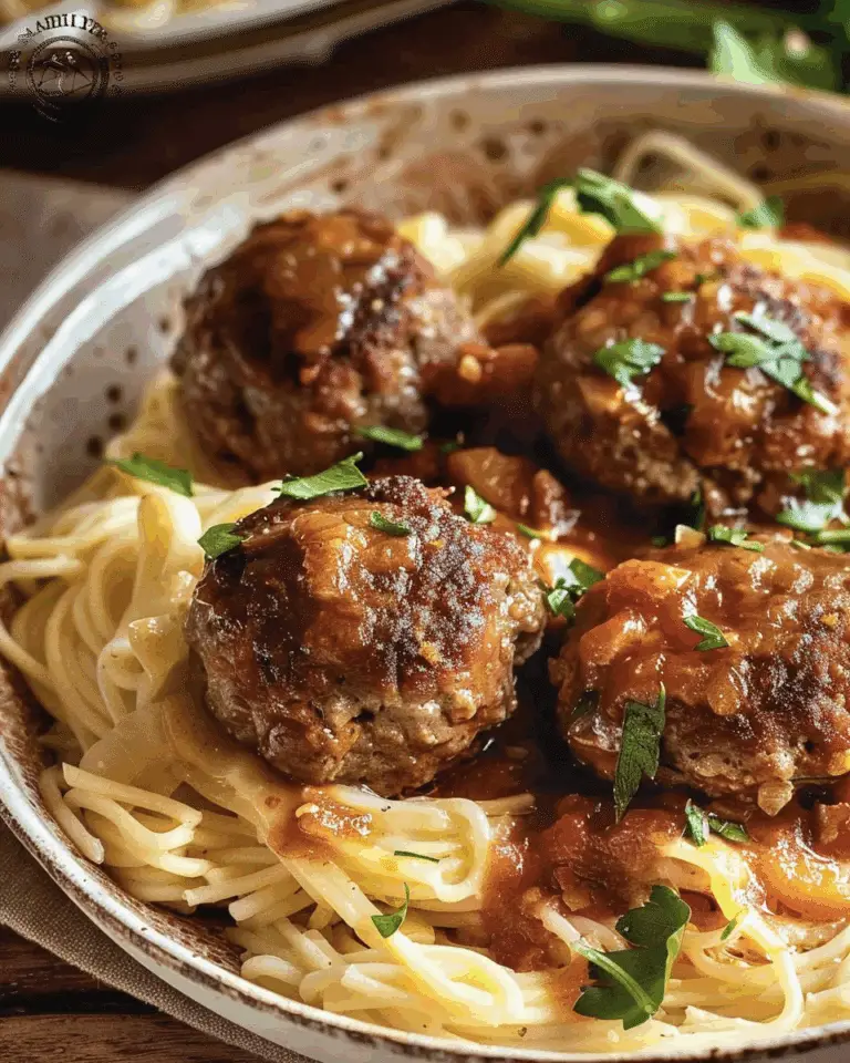 Salisbury Steak Meatballs