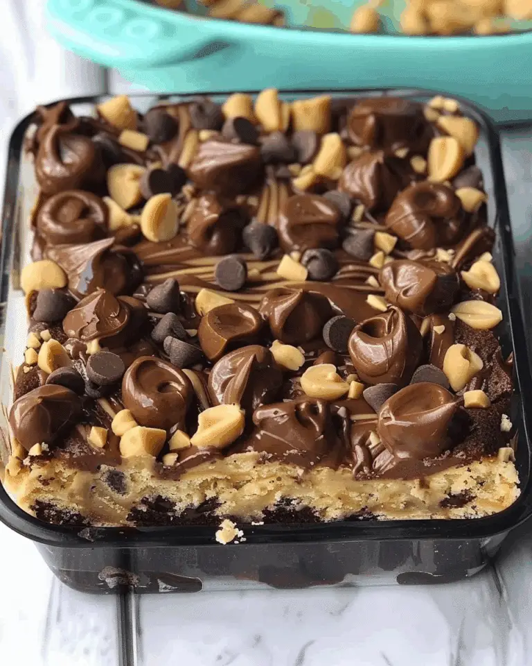 Chocolate Peanut Butter Earthquake Cake