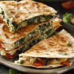 Spinach Artichoke Quesadillas