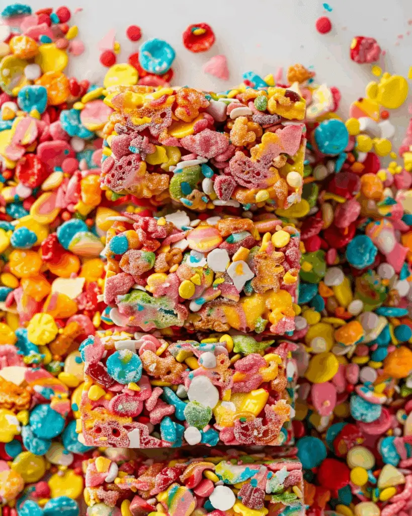 Fruity Pebbles Rice Krispie Treats