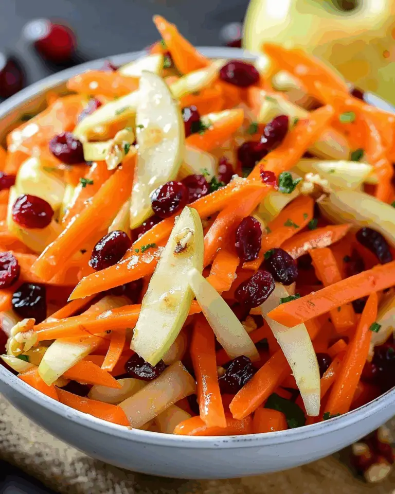 Refreshing Apple Cranberry Carrot Salad