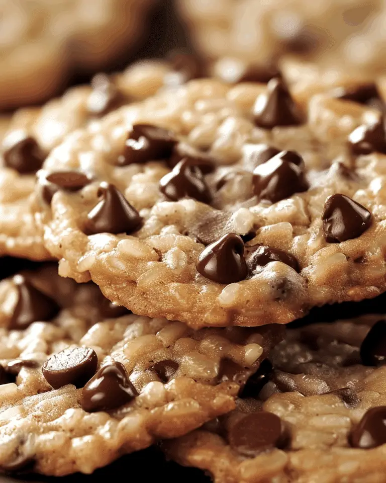 Rice Krispie Chocolate Chip Cookies