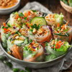 Spring Roll Salad with Peanut Dressing (Gluten-Free)
