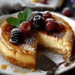 Double Vanilla Crème Brûlée Cake