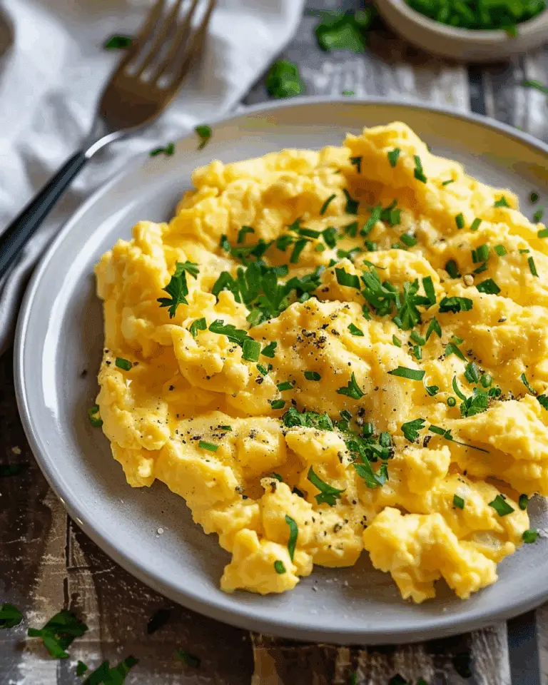 Fluffy Scrambled Eggs