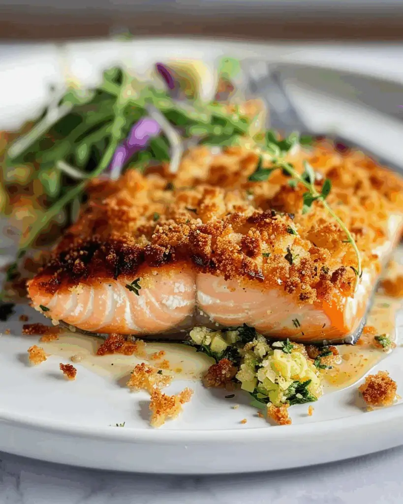 Panko Crusted Salmon