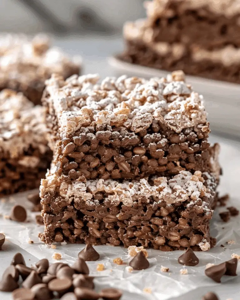 Muddy Buddy Rice Krispie Treats