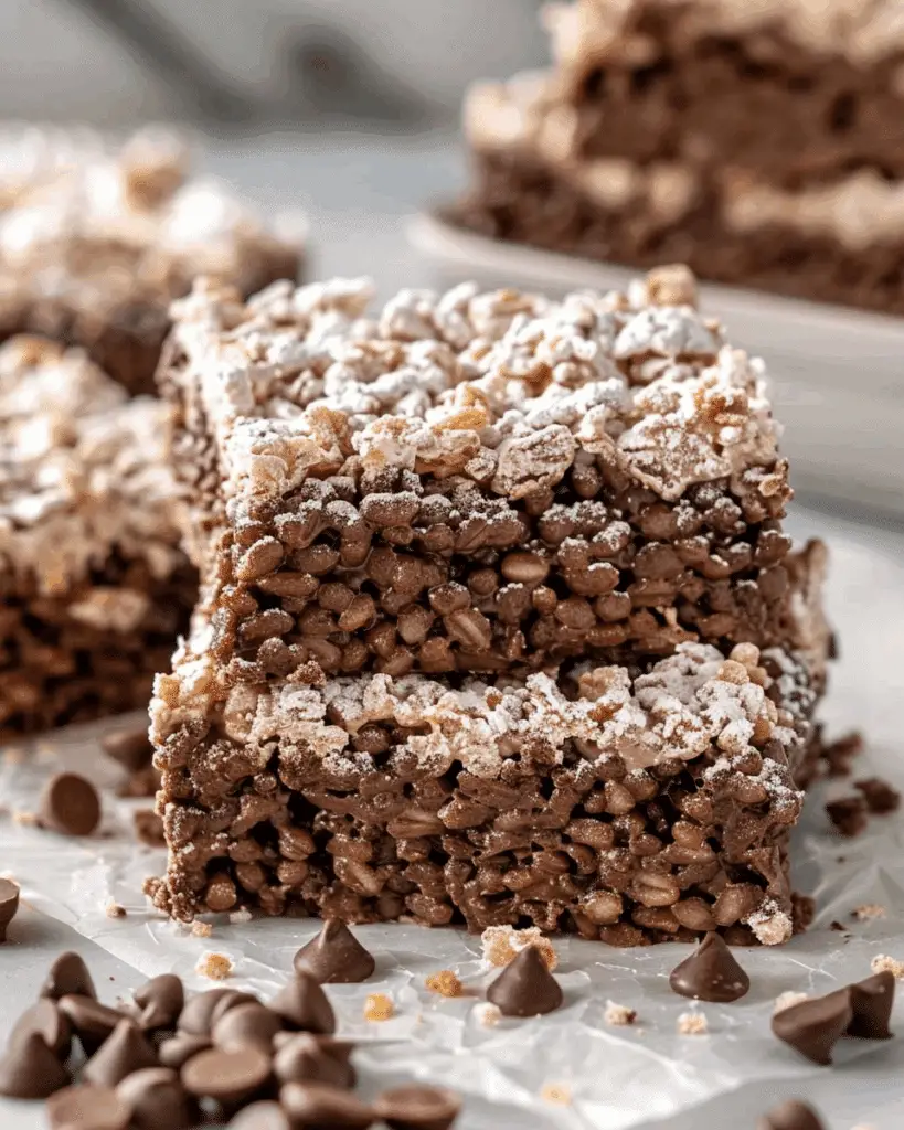 Muddy Buddy Rice Krispie Treats