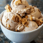 Creamy Peanut Butter Cottage Cheese Ice Cream