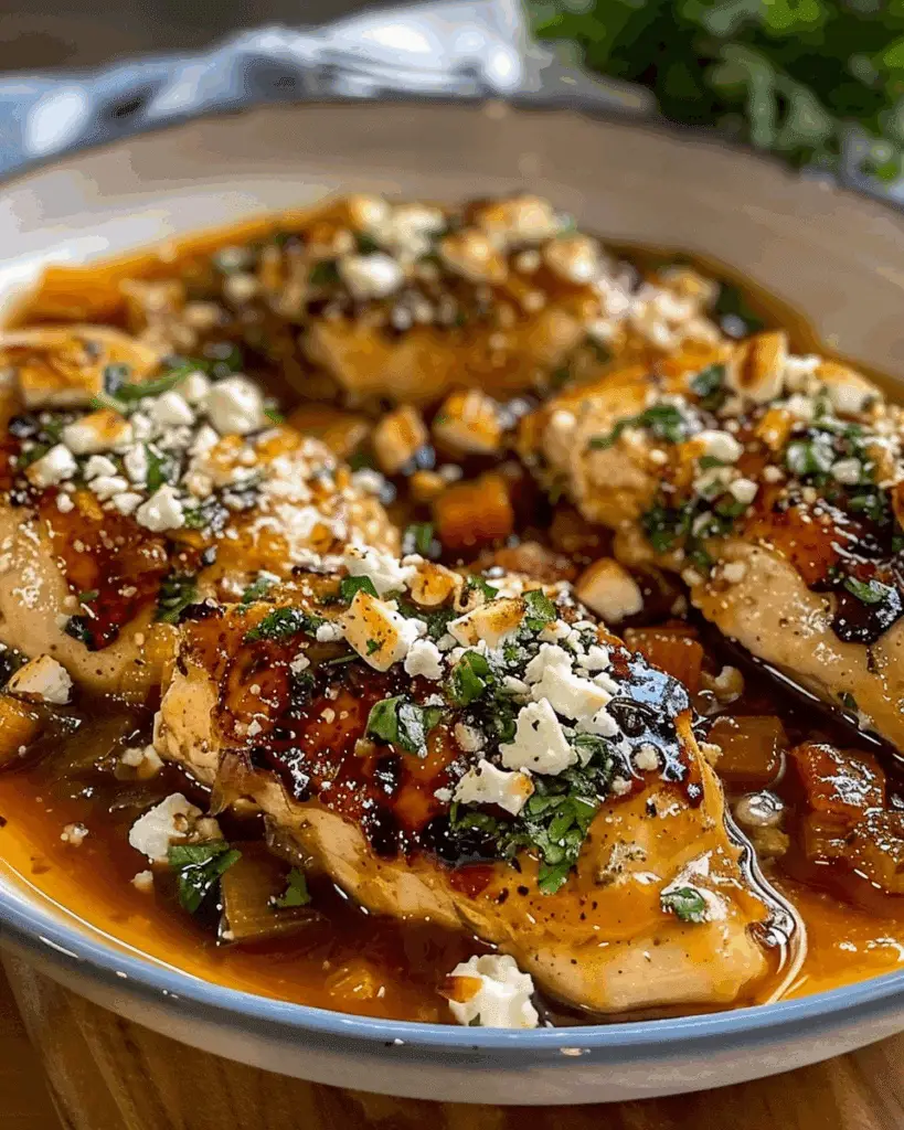 Hot Honey Feta Chicken