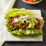 Korean Ground Beef Lettuce Wraps