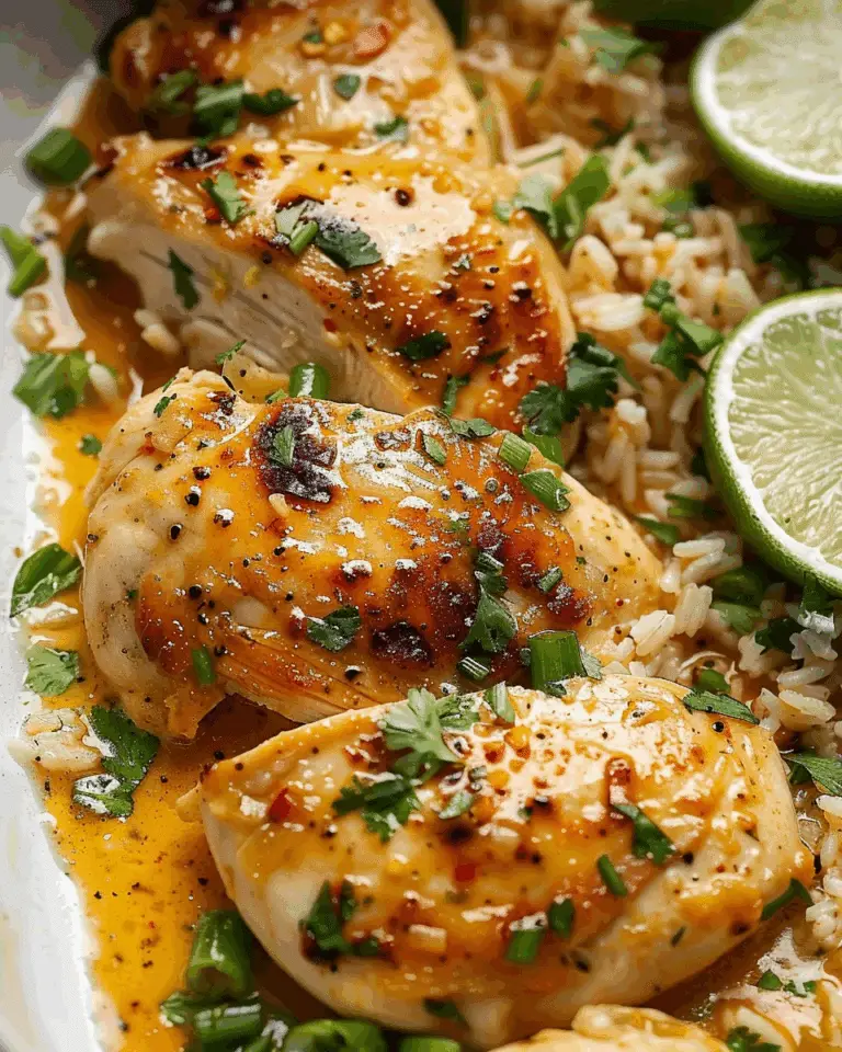 One Pan Coconut Lime Chicken