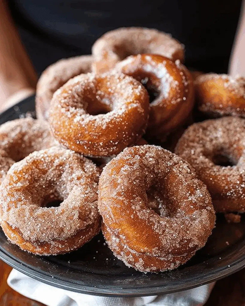 Homemade Apple Cider Doughnuts
