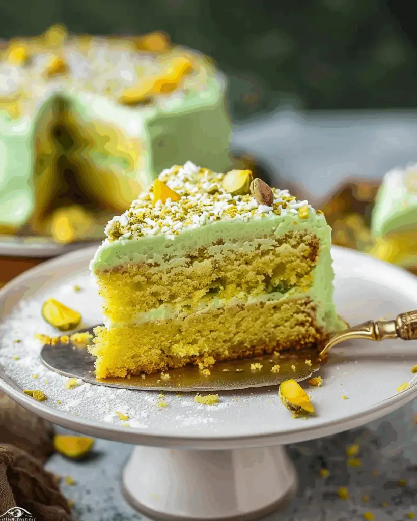 Pistachio Pineapple Cake
