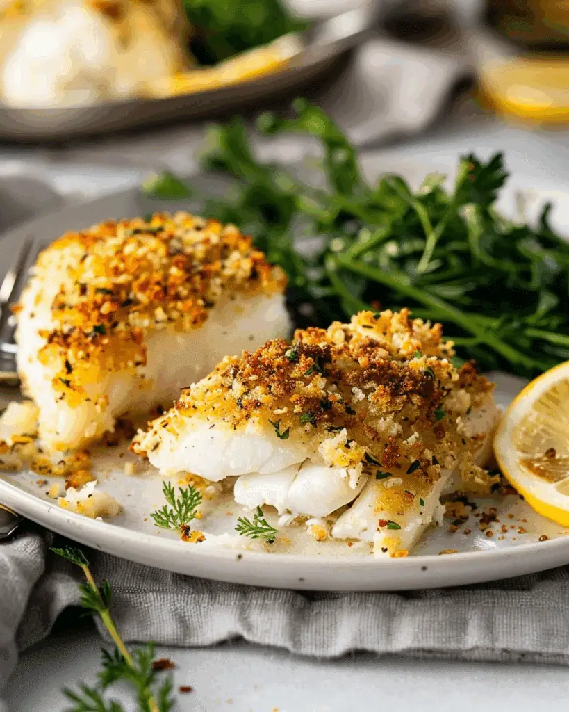 Baked Panko Cod