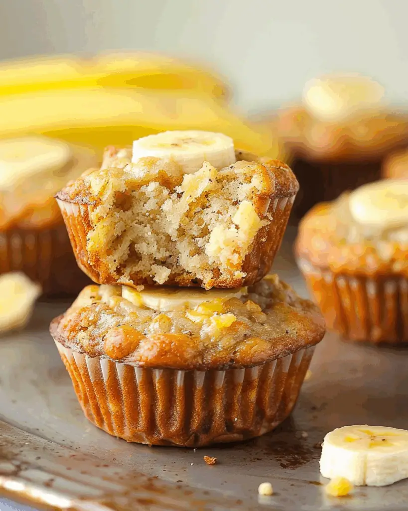 Banana Cottage Cheese Muffins
