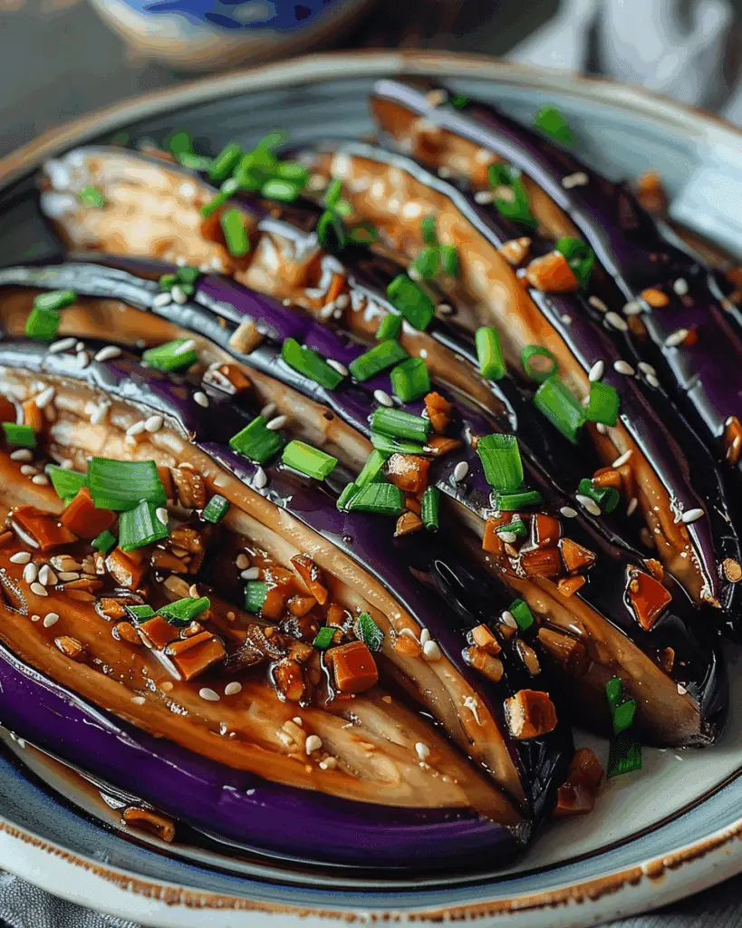 Chinese Eggplant with Garlic Sauce