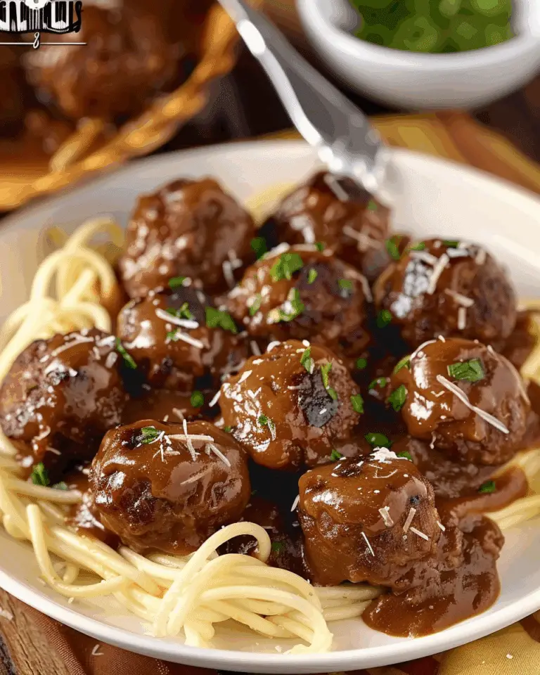 Smothered Meatballs